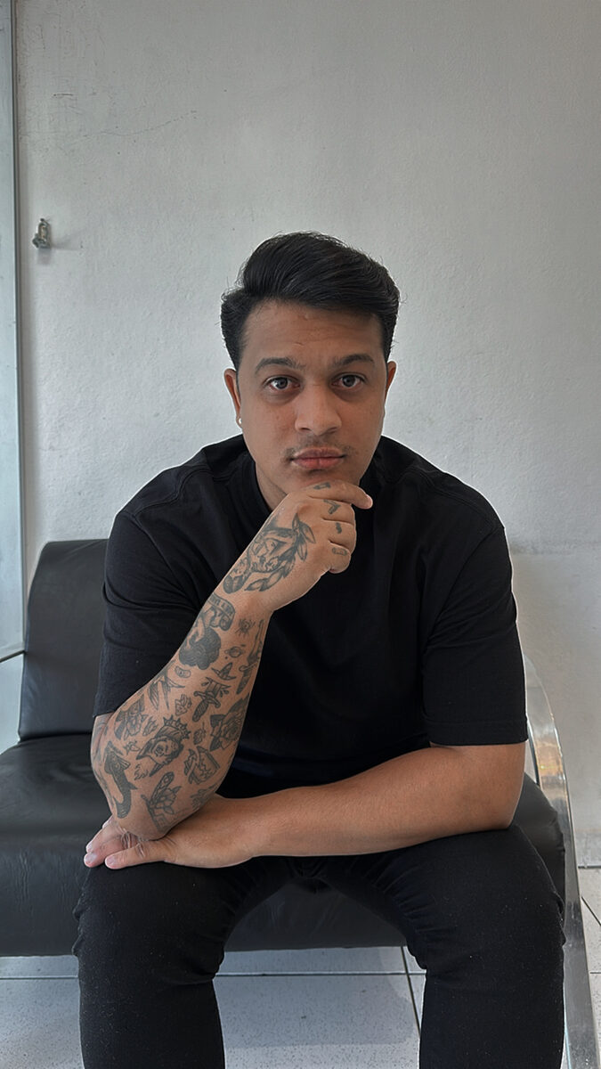 Diego Tavares, barbeiro e mentor